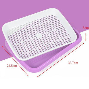 Hydroponics Seed Germination Tray Seedling Tray Sprout Plate Grow Nursery Pots Tray Vegetable Seedling Pot Plastic Nursery Tray - beyond organic seeds