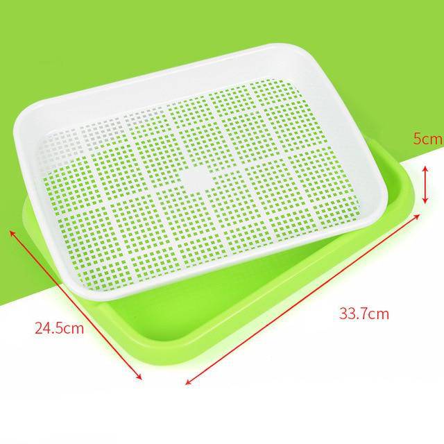 Hydroponics Seed Germination Tray Seedling Tray Sprout Plate Grow Nursery Pots Tray Vegetable Seedling Pot Plastic Nursery Tray - beyond organic seeds